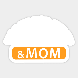 World's Best Wife & Mom Sticker